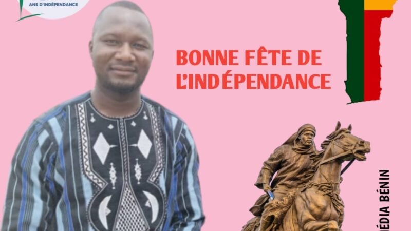 63ème anniversaire de l’indépendance du Bénin  _MESSAGE Du Président Mathurin N’DAH  _  – Chères populations de la jeunesse du Bourgou,