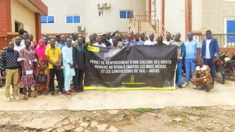 L’Amnesty International outille des journalistes du Nord-Bénin