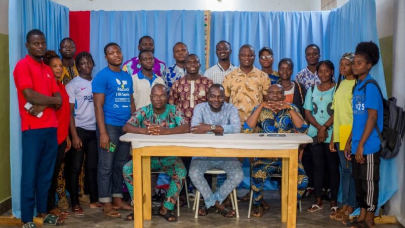 UNION DES PROFESSIONNELS DES MÉDIAS DU BÉNIN ÉCHANGE AVEC LES JOURNALISTES DU BORGOU