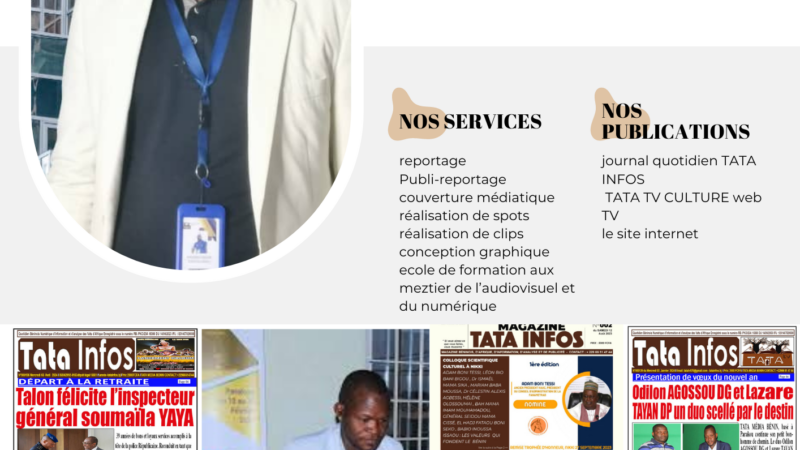 les journées porte ouverte au groupe de presse TATA Média Bénin