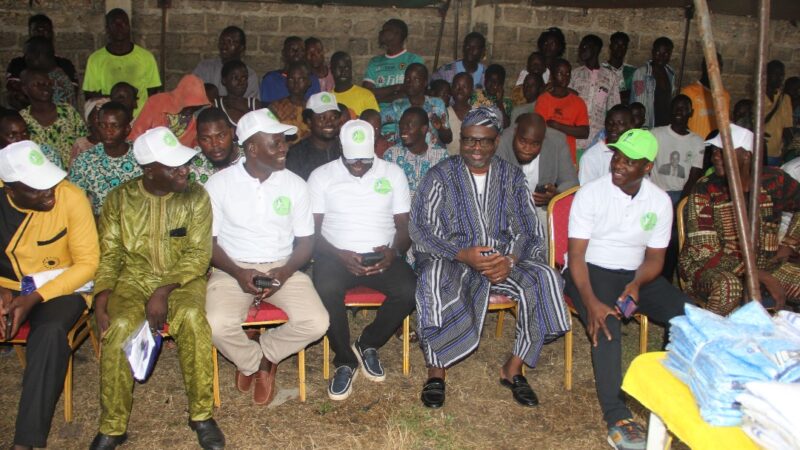 3 ÈME  EDITION DU TOURNOI SOLIDARITÉ  À PARAKOU   Samou Seïdou Adambi un grand soutien pour la  jeunesse de Parakou