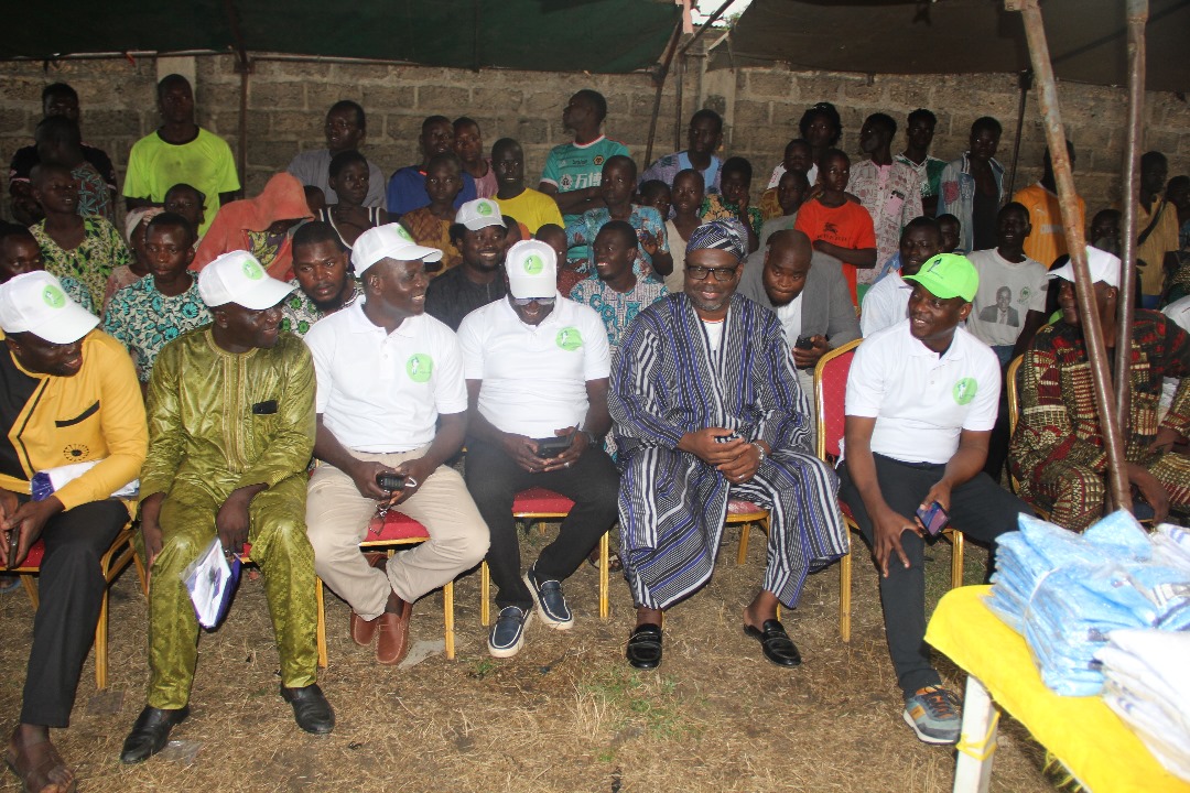 3 ÈME  EDITION DU TOURNOI SOLIDARITÉ  À PARAKOU   Samou Seïdou Adambi un grand soutien pour la  jeunesse de Parakou